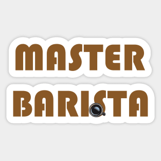 Master Barista Sticker